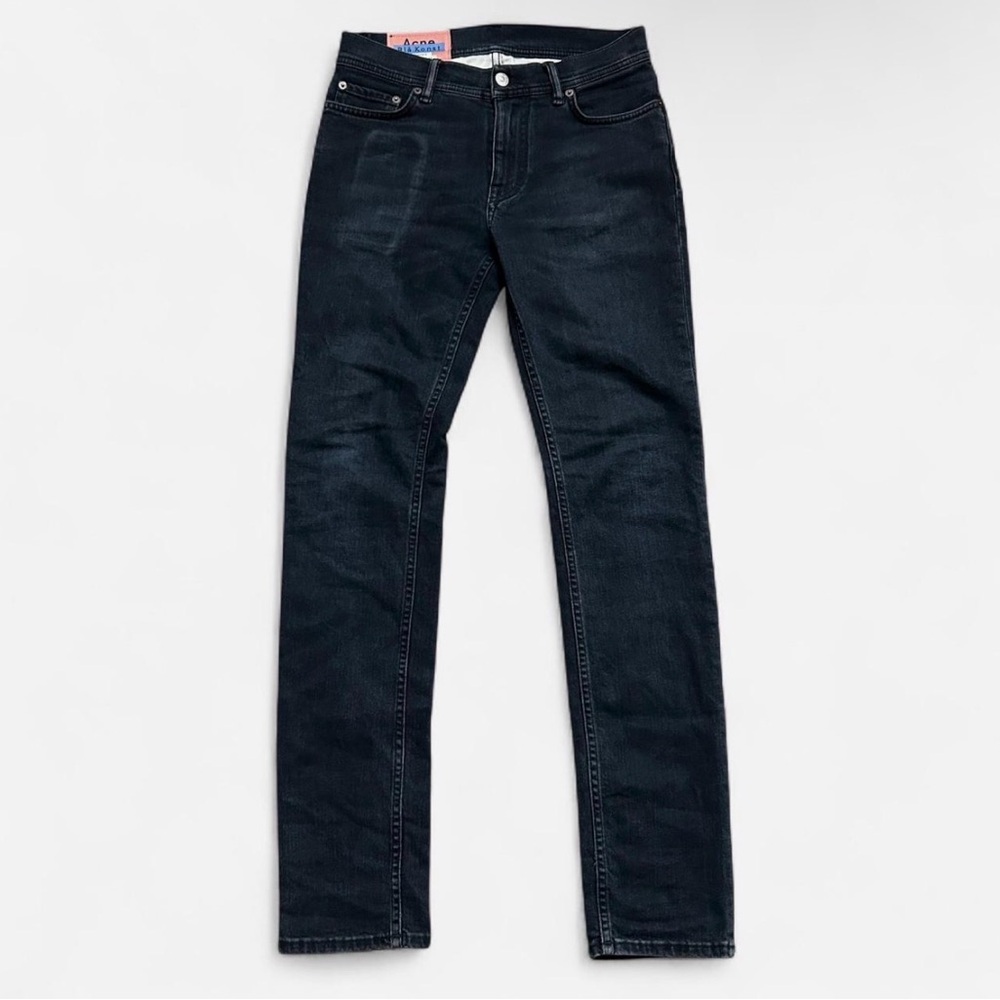 Mens North Blue Black Acne Studios Skinny Jeans Sz 28x30 (29x31)
